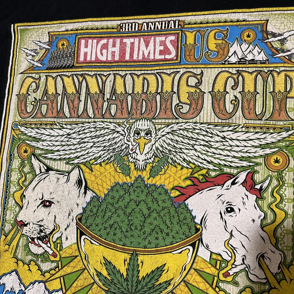 High Times Cannabis Cup Shirt Men RAW Snoop Dogg 2015 Denver Concert Tee - Picture 6 of 12